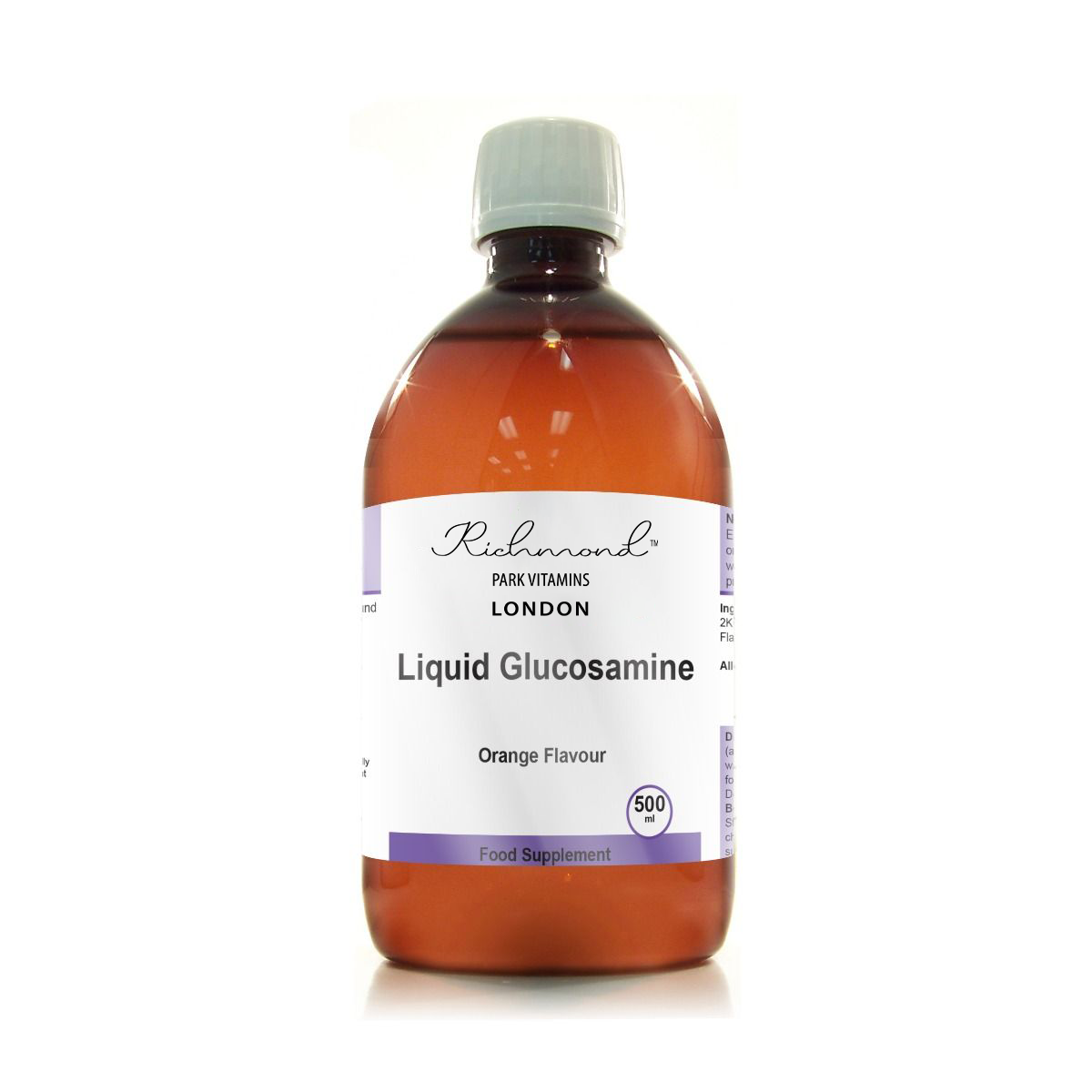 Liquid Glucosamine (orange flavour liquid food supplement)